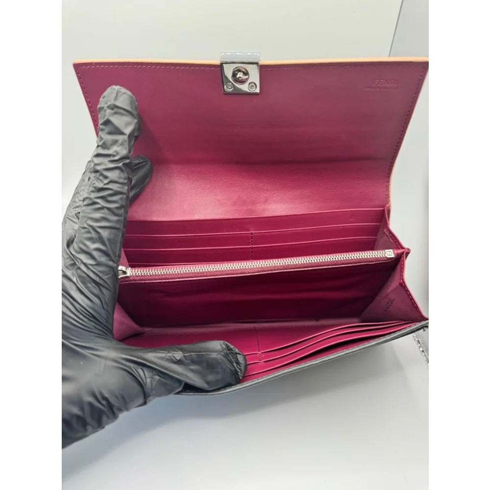 FENDI pink and grey wallet - Picture 8 of 11